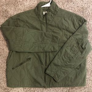 Green Quilted Jacket